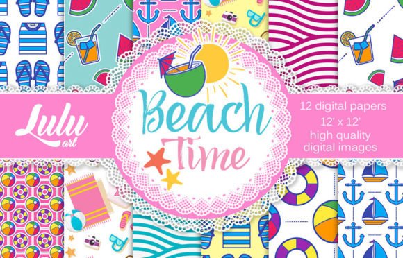 Beach Time Paper Set: A Designer's Coastal Toolkit