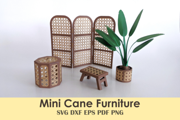 Crafting a Miniature Mid-Century Paradise with Papercraft