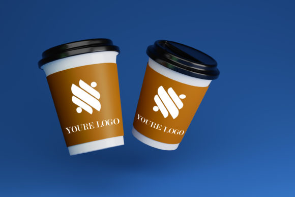 Cup Drink Coffee Mockup: Showcase Art in Real Interiors