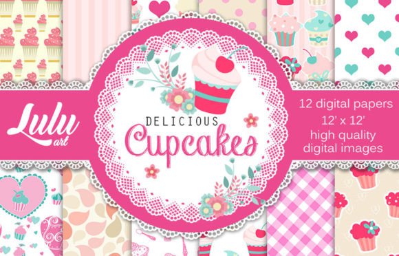 Delicious Cupcakes Patterns: Sweeten Your Digital Designs