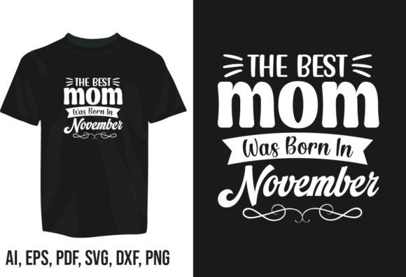 Designing with Heart: The Mother Day Typography T-Shirt Design