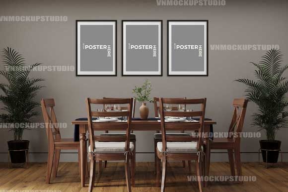 Elevate Your Art: The Ultimate Poster & Frame Mockup