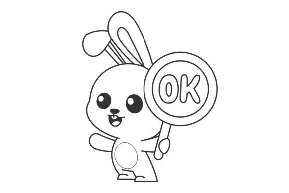 Exploring the Cute Bunny Fine Cartoon Line Style Aesthetic