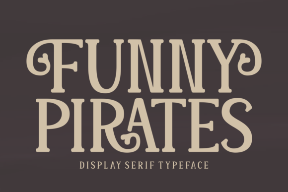 Funny Pirates: A Playful Serif Font for Creative Projects