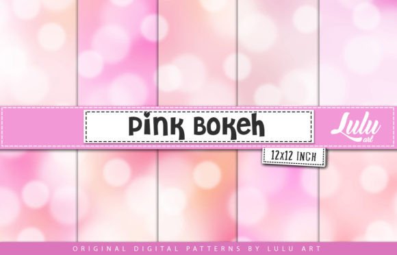 Pink Bokeh: A Digital Backdrop for Modern Designers