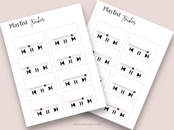 Playlist Tracker Planner Template: Streamline Your Creative Business