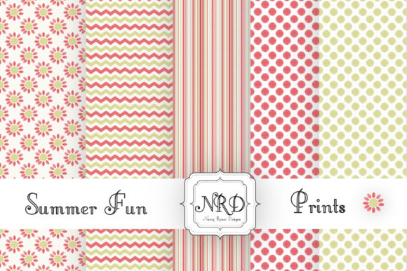 Summer Fun Prints: Vibrant Patterns for Your Creative Projects
